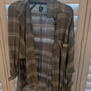 BDG Plaid Button-Up Shirt